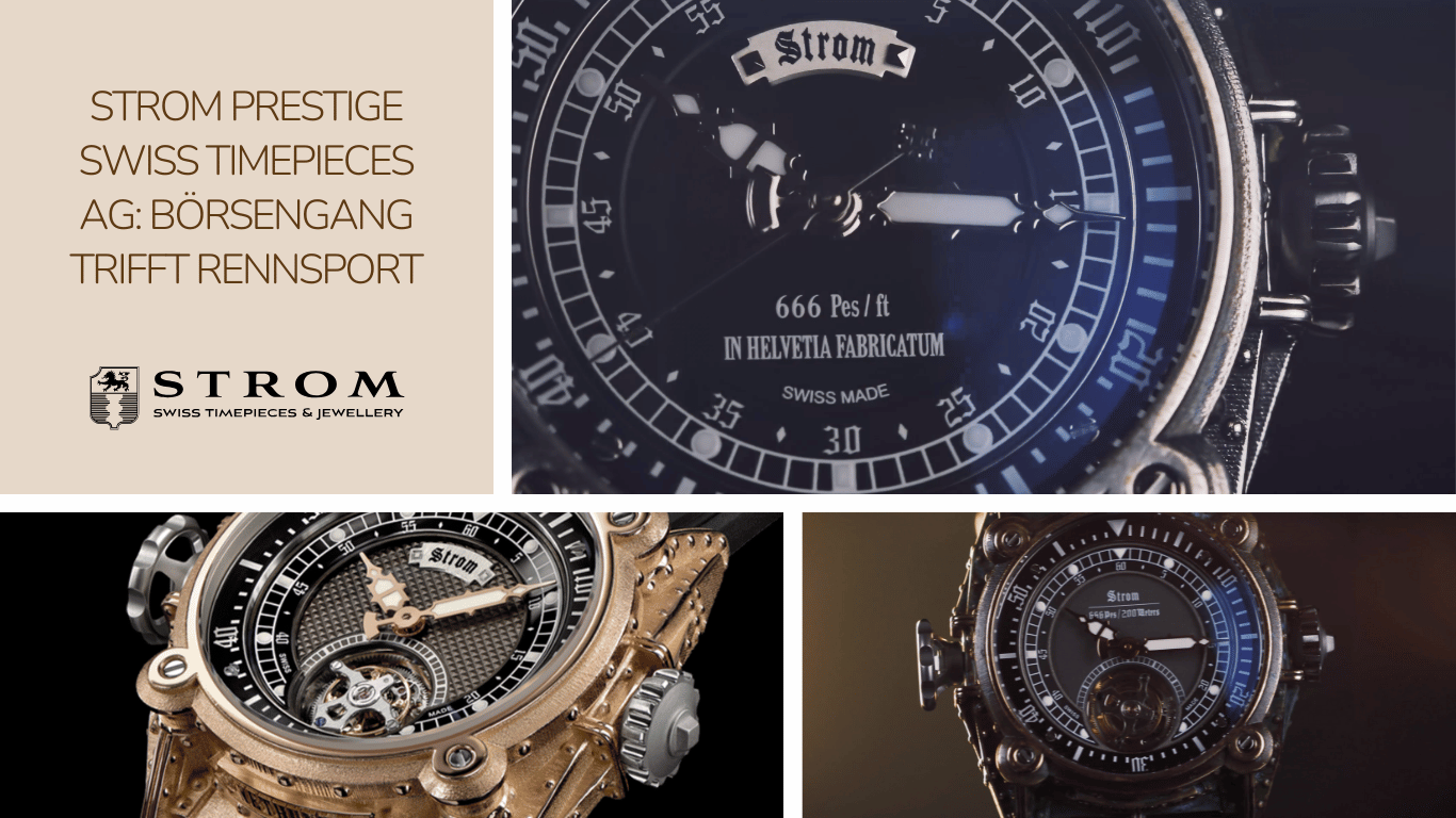 Strom Prestige Swiss Timepieces AG- Börsengang trifft Rennsport - Daniel Strom mit NASCAR