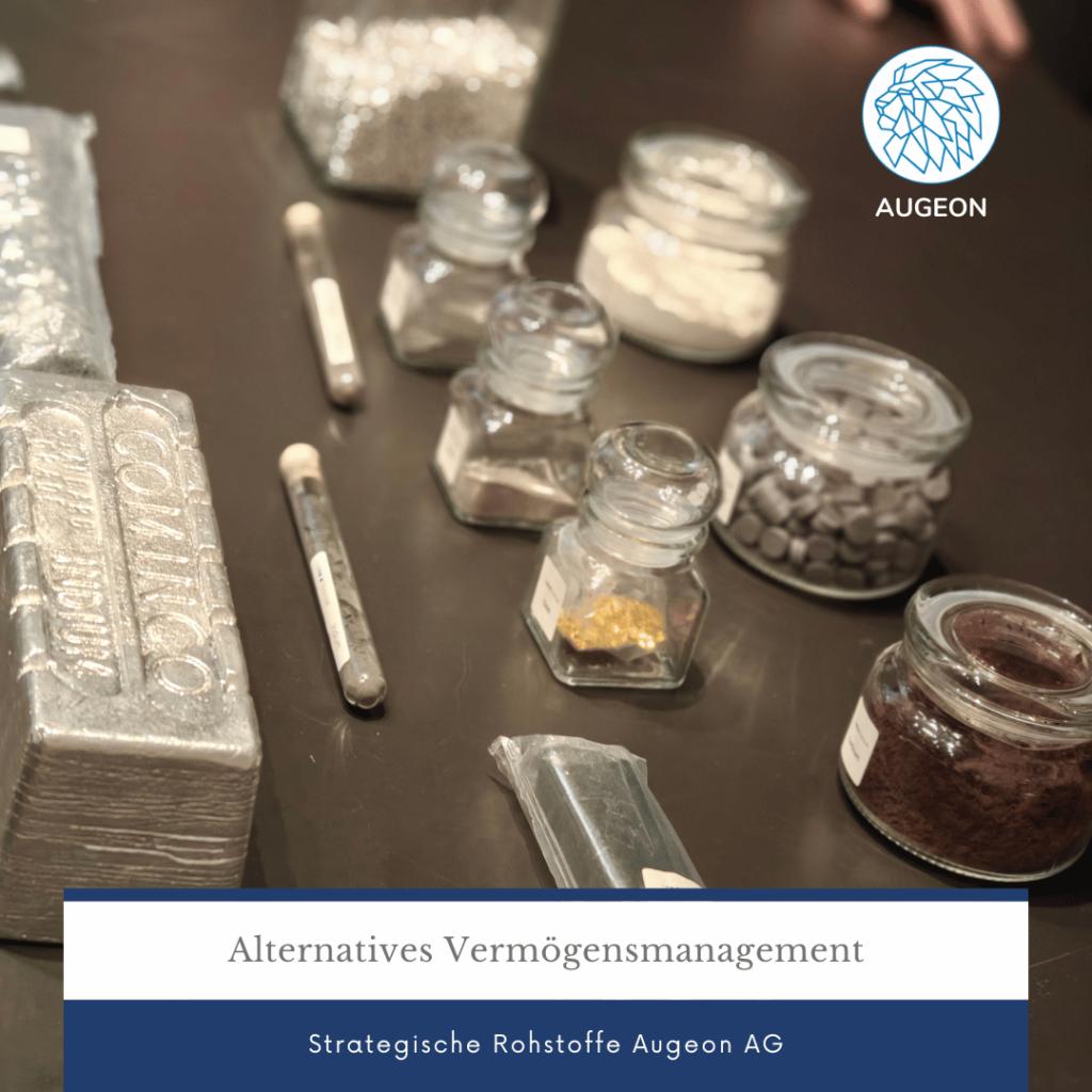 Auswahl Strategische Rohstoffe - Augeon AG