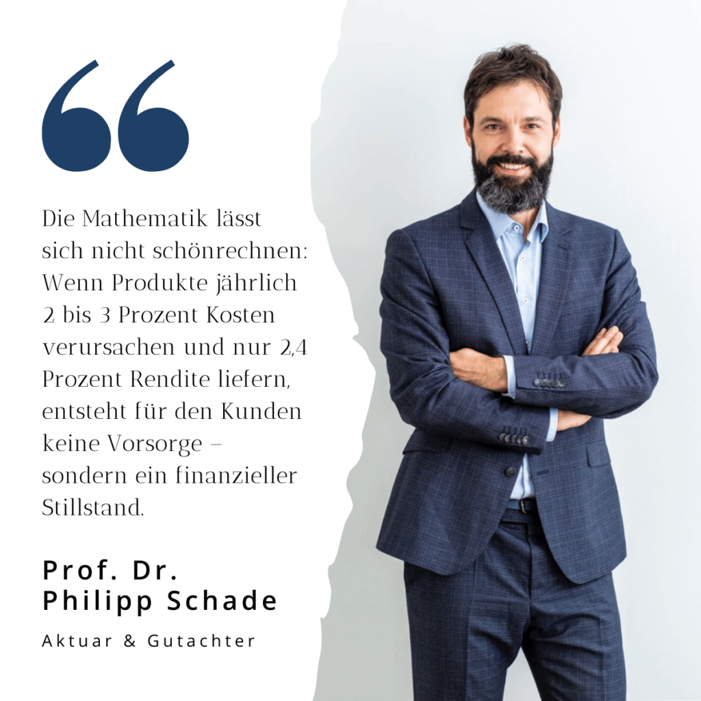 Keine Rendite bei Lebensversicherungen - Prof. Dr. Schade