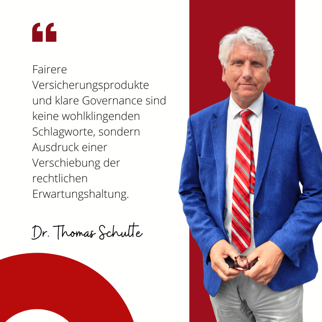 Faire Versicherungsprodukte durch die BaFin - Dr Schulte