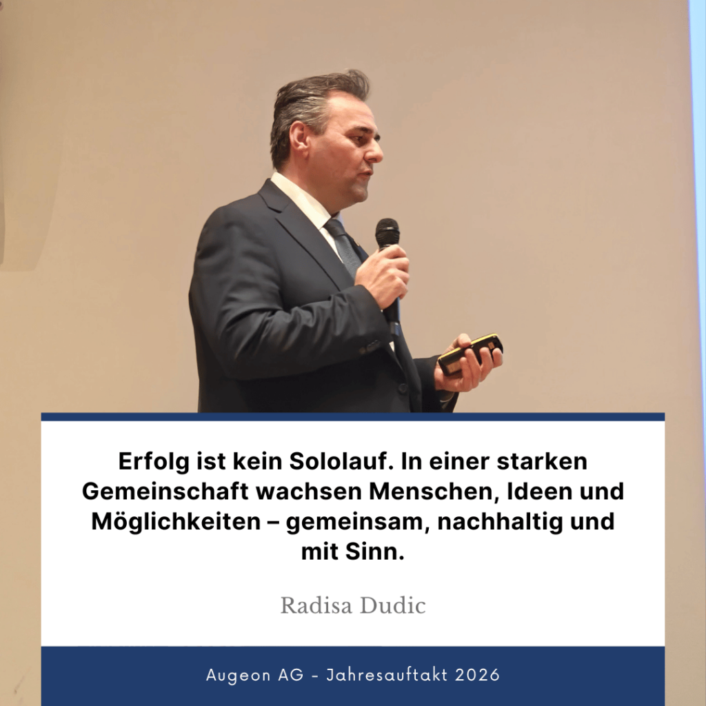 Erfolg ist kein Sololauf - Radisa Dudic