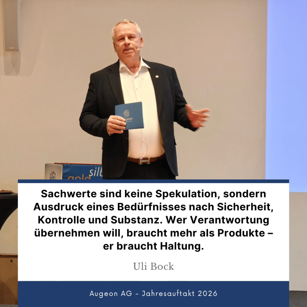 Sachwerte sind keine Spekulation - Uli Bock