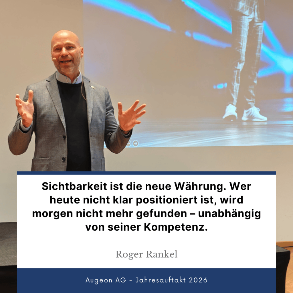 Sichtbarkeit ist die neue Währung - Roger Rankel