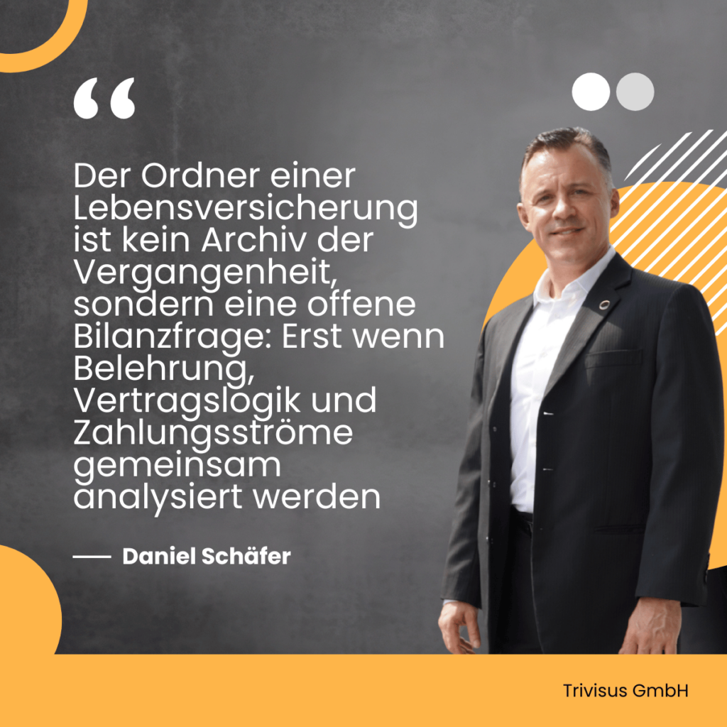 Analyse Lebensversicherung - Daniel Schäfer