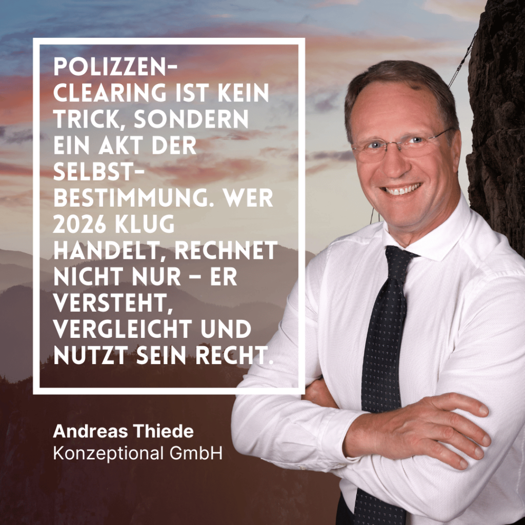 Polizzen Clearing Österreich - Andreas Thiede